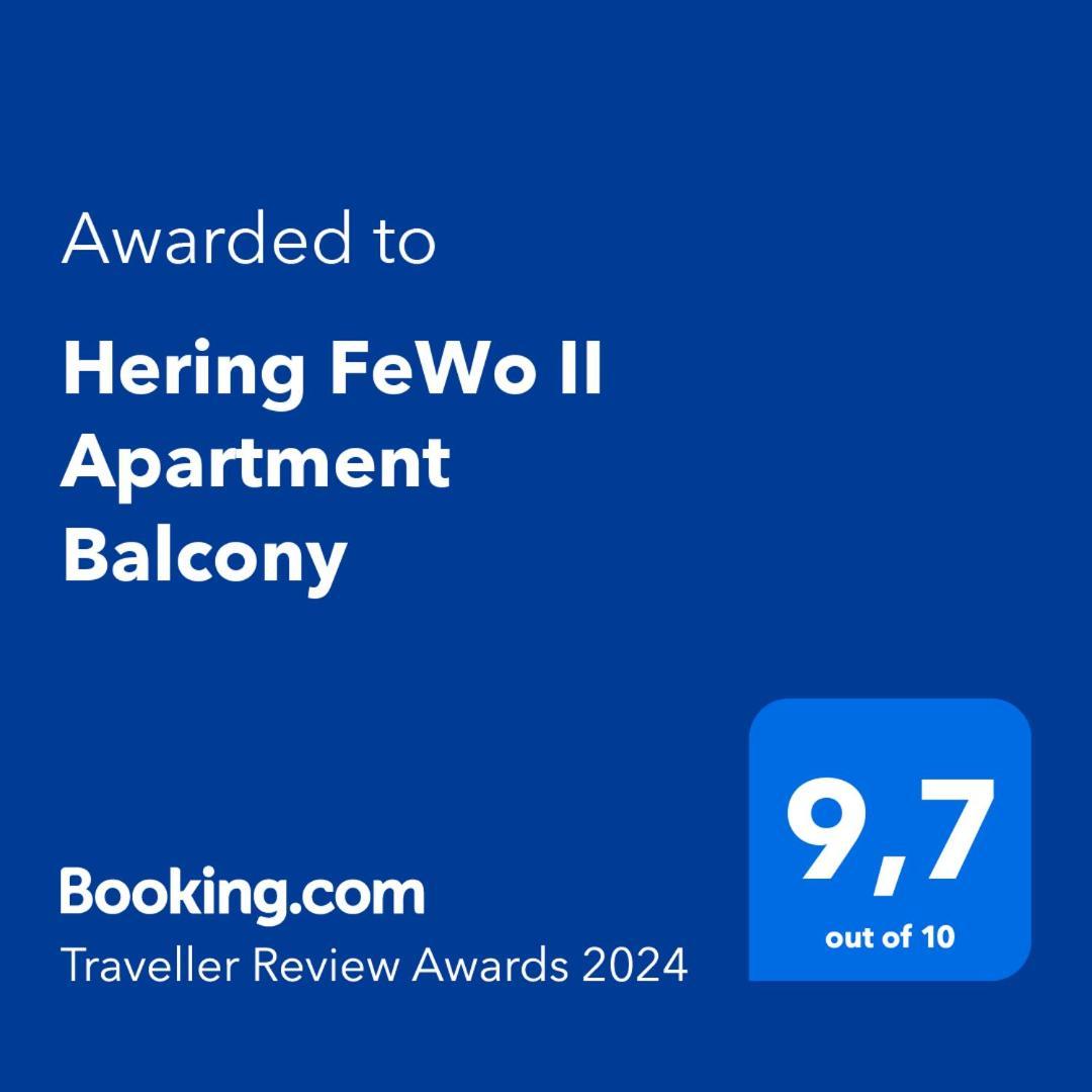 Hering Fewo II Apartment Balcony Wiek auf Rügen Eksteriør bilde